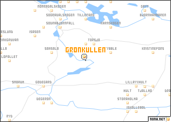 map of Grönkullen