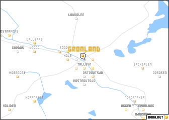 map of Grönland