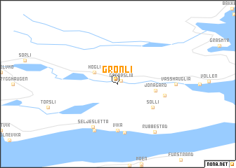 map of Grønli
