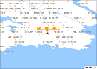 map of Grønnegade