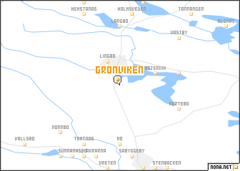 map of Grönviken