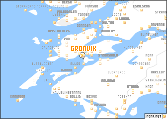 map of Grönvik