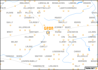 map of Gron