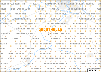 map of Groothulle