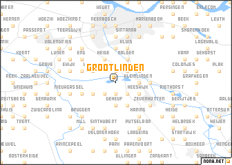 map of Groot-Linden