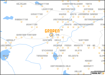 map of Gropen