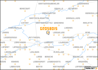 map of Grosbois
