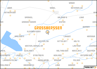 map of Groß Berßen