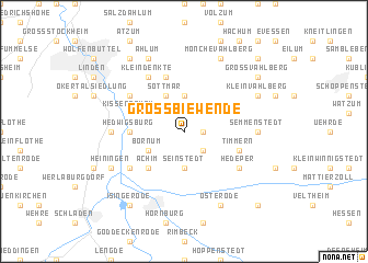 map of Groß Biewende