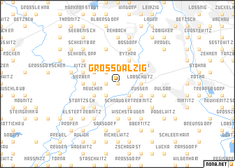 map of Großdalzig