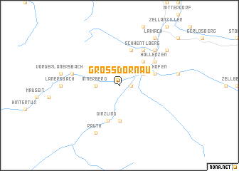map of Grossdornau