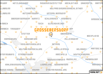 map of Großebersdorf