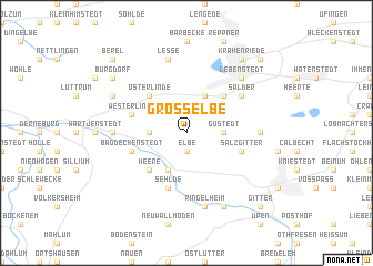 map of Groß Elbe