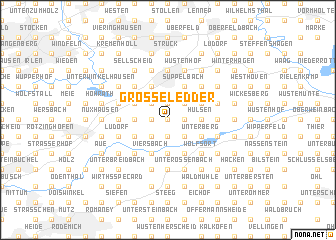 map of Große-Ledder