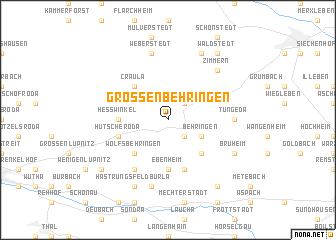 map of Großenbehringen