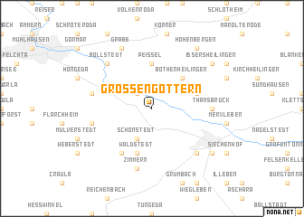 map of Großengottern