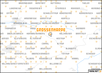 map of Großenmarpe