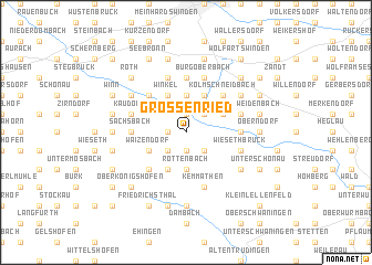 map of Großenried
