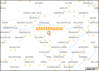 map of Großenwiehe
