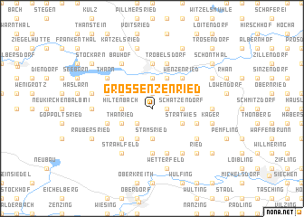 map of Großenzenried