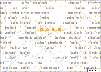 map of Großfilling