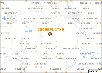 map of Groß Flöthe