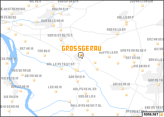 map of Groß-Gerau
