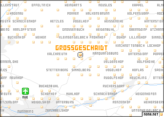 map of Großgeschaidt