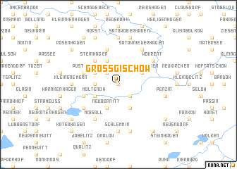 map of Groß Gischow