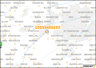 map of Großhadern