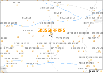 map of Großharras