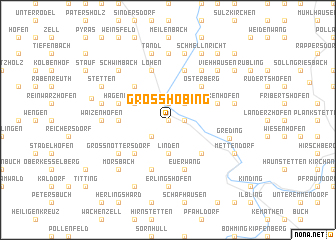 map of Großhöbing