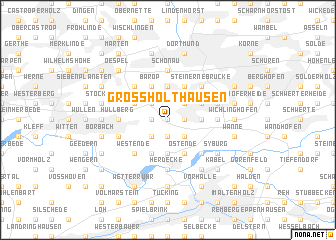 map of Großholthausen