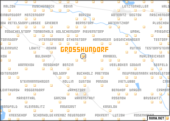 map of Groß Hundorf