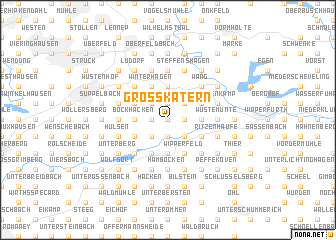 map of Großkatern