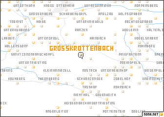 map of Grosskrottenbach