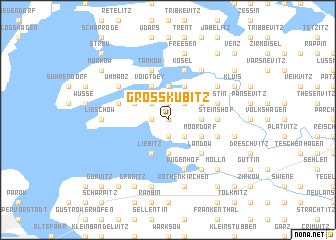 map of Groß Kubitz