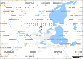 map of Groß Medewege