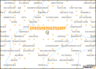 map of Grossmengersdorf