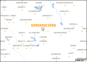 map of Großmuckrow