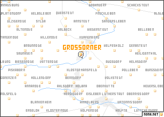 map of Großörner