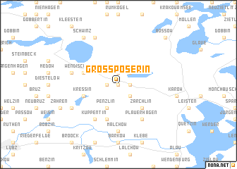 map of Groß Poserin