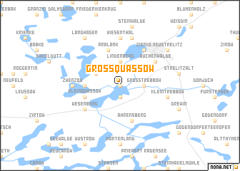 map of Groß Quassow