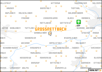 map of Großrettbach