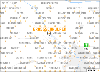 map of Groß Schwülper