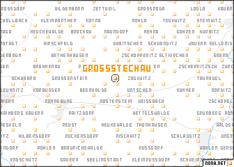 map of Großstechau