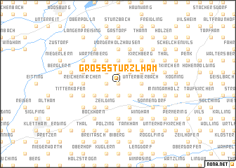map of Großstürzlham