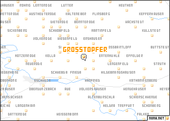 map of Großtöpfer