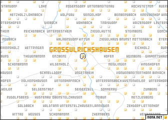 map of Großulrichshausen