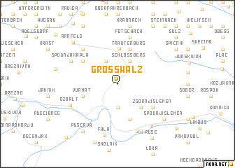 map of Grosswalz